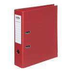 Okin IF208 Lever Arch File A4 - Linen - Red