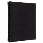 Icon IF370 Refillable Display Book A4 20 Pocket Black