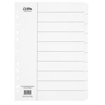 Icon IF605 Cardboard Dividers 10 Tab White