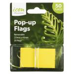 Icon IFLAGYW Pop-up Flags Yellow