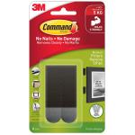 3M 10360 Command Picture Hanging Strips 17201BLK Medium Black, Pack of 4 Sets