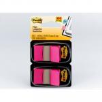 3M Post-It Flags 680-BP2 - Bright Pink 2 Pack
