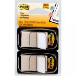 3M Post-It Flags 680-WE2 - White W25 x L43mm - Pkt/50 - Twin Pack