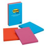 3M 70007053435 Post-it Lined Notes 660-3AU 101x152mm Jaipur - 3 Pack