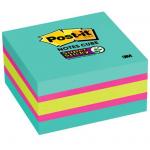 3M Post-it Super Sticky Memo Cube 2027-SSAFG - 76mm x 76mm - 360 Sheets