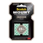 3M 70009117790 Scotch Mounting Squares 111H-SQ-48 Indoor 25mm - 48 Pack
