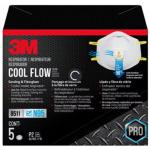 3M 11299 3M Respirator Valved Sanding Fibreglass 8511HB2-C-PS, Pack of 5