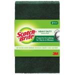 3M Scotch-Brite Heavy Duty Scouring Pad Pack of 3
