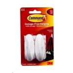 3M Command XA004183456 Designer Hooks - Medium - 2 Pack - White