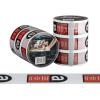 Matthews Message Tape Warning Asbestos - White / Red / Black 48mm x 100m x 50mu - 1 Roll