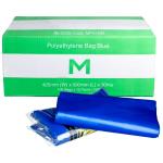 Matthews FP Polyethylene Bag - Blue 425mm x 500mm x 30mu - 100 Bags / Pack - 1500 Bags / Box - 1 Box