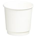 Matthews MPH16090 Double Wall PE Paper Cups - White, 4oz, 120ml (500)  62mm Diameter 25 Cups/Sleeve500 Cups/Box priced Per Box, MOQ 1 Box