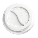 Matthews PS Cup Lids - White 80mm Diameter - 50 Lids / Sleeve - 1000 Lids / Box - 1 Box