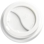 Matthews PS Cup Lids - White 90mm Diameter - 50 Lids / Sleeve - 1000 Lids / Box - 1 Box