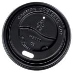 Matthews MPH16238 PS Plastic Cup Lids - Black, 62mm Diameter (1000) 50 Lids/Sleeve 1000 Lids/Boxpriced Per Box, MOQ 1 Box