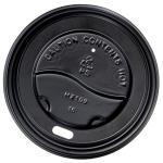 Matthews MPH16239 PS Plastic Cup Lids - Black, 80mm Diameter (1000) 50 Lids/Sleeve 1000 Lids/Boxpriced Per Box, MOQ 1 Box