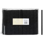 Matthews Paper Jumbo Straight Straws - Black 10mm x 200mm - 300gsm - FSC Mix - 250 Straws / Pack - 2500 Straws / Box - Priced for 1 Pack - MOQ is 1 Box