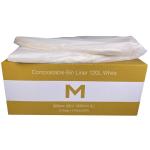 Matthews FP Compostable Bin Liner 120L - White 900mm x 1330mm x 30mu - 25 Bags / Pack - 200 Bags / Box - 1 Box