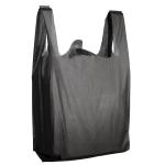 Matthews Woven Carry Bag Large - Black 330mm x 145mm x 415mm - 30gsm - 25 Bags / Sleeve - 150 Bags / Box - 1 Box