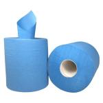 Matthews Centre Feed Paper Towel - Blue 210mm x 180m - 2 Ply - 40gsm - FSC Mix - Perforated - 6 Rolls / Pack - 1 Pack
