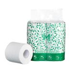 Matthews Recycled Unwrapped Toilet Tissue Boxed - White 2 Ply - 400 Sheets - 4 Pack - FSCMix - 4 Rolls / Plastic Sleeve - 48 Rolls / Box - 1 Box