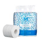 Matthews Unwrapped Toilet Tissue Boxed - White 2 Ply - 400 Sheets - 4 Pack - FSC Mix - 4 Rolls / Plastic Sleeve - 48 Rolls / Box - 1 Box