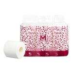 Matthews Luxury Unwrapped Toilet Tissue Boxed - White 3 Ply - 250 Sheets - 12 Pack - FSCMix - 12 Rolls / Plastic Sleeve - 48 Rolls / Box - 1 Box
