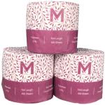 Matthews Luxury Wrapped Toilet Tissue Boxed - White 3 Ply - 250 Sheets - FSC Mix - 1 Roll / Paper Sleeve - 48 Rolls / Box 32 - 1 Box