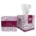 Matthews Cube Facial Tissues - White 3 Ply - 65 Sheets - FSC Mix - 65 Sheets / Pack - 36 Packs / Box - 1 Box