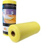 Matthews Antibacterial Leaf Wipes - Yellow 300mm x 500mm - 90 Sheets - 60gsm - 1 Roll / Sleeve - 4 Rolls / Box - Priced for 1 Roll - MOQ is 1 Box