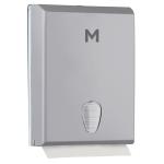 Matthews Compact Towel Dispenser - Silver 600 Sheet Capacity - 1 Unit