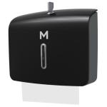 Matthews Mini Slimfold Towel Dispenser - Black 300 Sheet Capacity - 1 Unit