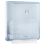 Matthews Regular Slimfold Dispenser - Transparent 450 Sheet Capacity - 1 Unit