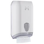 Matthews Interleave Toilet Tissue Dispenser - White 700 Sheet Capacity - 1 Unit