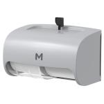 Matthews Horizontal Toilet Roll Dispenser - Silver 2 Roll Capacity - 1 Unit