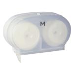Matthews Wrapped Toilet Roll Dispenser - White 20mm Core Size - Use With MPH27225 - 1 Unit
