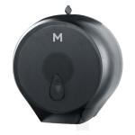 Matthews Single Jumbo Roll Dispenser - Black 1 Roll Capacity - 1 Unit