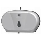 Matthews Double Jumbo Roll Dispenser - Silver 2 Roll Capacity - 1 Unit