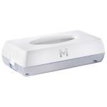 Matthews Flat Tissue Dispenser - White 100 Sheet Capacity - 1 Unit