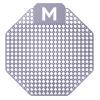 Matthews Scented Urinal Screen - Purple / Ocean Mist with Plastic Glove - Priced for 1 Screen - MOQ is 10 Screens