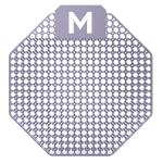 Matthews Scented Urinal Screen - Purple / Ocean Mist with Plastic Glove - Priced for 1 Screen - MOQ is 10 Screens