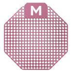 Matthews Scented Urinal Screen - Pink / Mango with Plastic Glove - Priced for 1 Screen - MOQ is 10 Screens