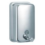 Matthews Stainless Liquid Wall Dispenser - Silver - Vertical 1200ml Capacity - 1 Dispenser