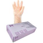 Matthews MPH29050 TPE Embossed Gloves Powder Free - Clear - S 240mm Cuff - 2.0g - 200 Gloves / Pack - 2000 Gloves / Box - 1 Box