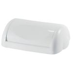 Matthews Wall Mount Bin 42L Swing Lid - White Weighted Swing Design - 1 Unit