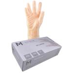 Matthews MPH29146 Vinyl Gloves Powder Free - Clear - 2XL 240mm Cuff - 5.0g - 100 Gloves / Pack - 1000Gloves / Box - 1 Box