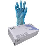 Matthews MPH29166 Vinyl Gloves Powder Free - Blue - S 240mm Cuff - 5.0g - 100 Gloves / Pack - 1000 Gloves / Box - 1 Box