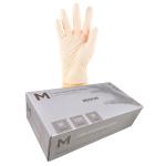 Matthews MPH29220 Latex Examination Gloves Powder Free - White - M 240mm Cuff - 6.0g - 100Gloves / Pack - 1000 Gloves / Box - 1 Box