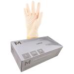 Matthews MPH29221 Latex Examination Gloves Powder Free - White - L 240mm Cuff - 6.0g - 100 Gloves / Pack - 1000 Gloves / Box - 1 Box