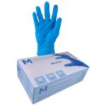 Matthews MPH29325 Nitrile Examination Gloves Powder Free - Blue - M 240mm Cuff - 5.0g - 100 Gloves / Pack - 1000 Gloves / Box - 1 Box